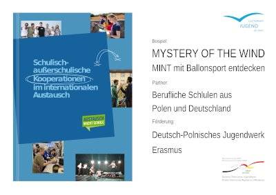 Titelfolie des Vortrags MINT und Ballonsport